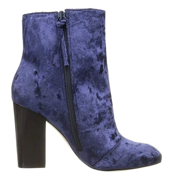 NWOB Rebecca Minkoff Bojana Too Velvet Booties in Royal Blue 6 - Picture 1 of 15